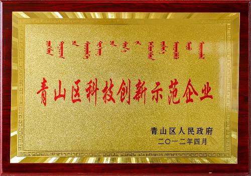 青山區科技創新示范企業